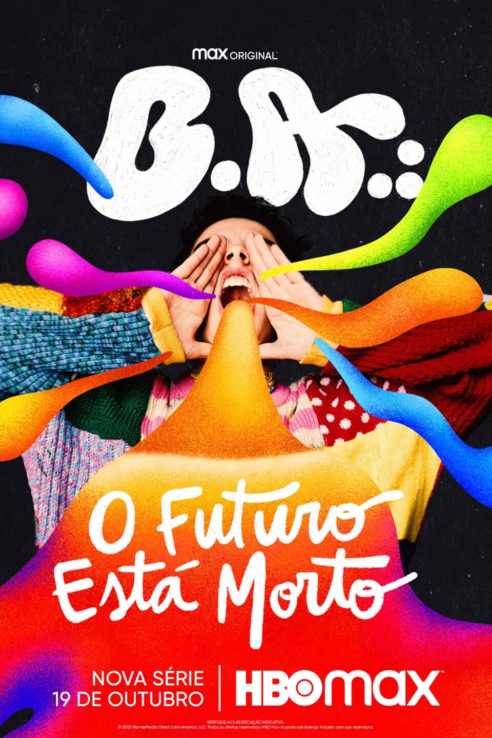 pôster de B.A.: O Futuro Está Morto (2023)